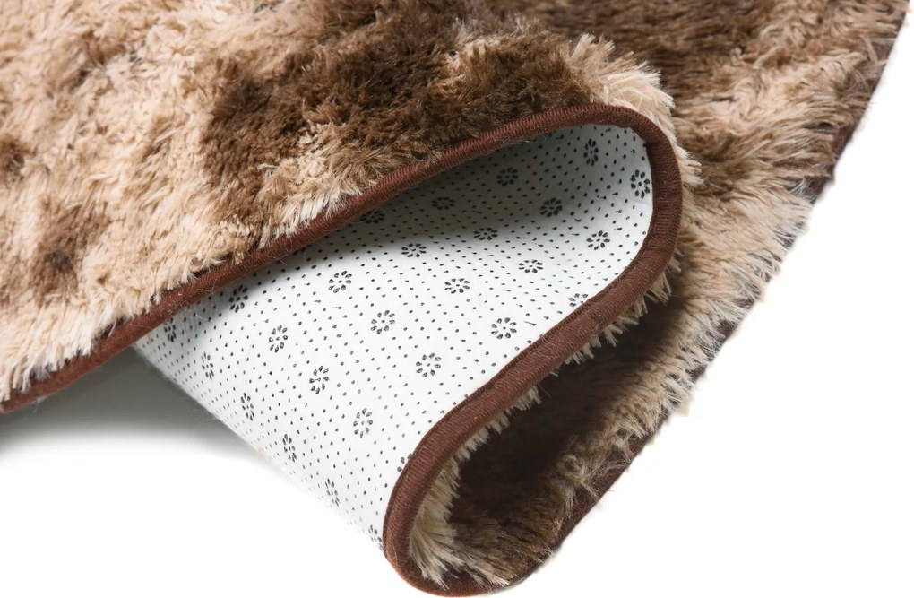 TA Koberec MR-580 Hnedá SILK DYED KOŁO Rozmer: 160x160 cm