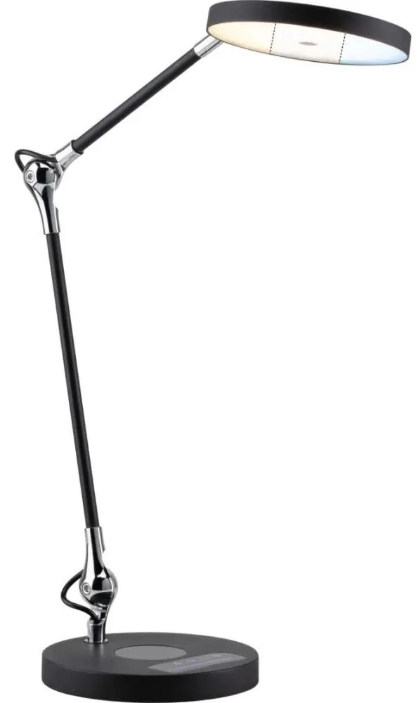 Paulmann 78010 - LED/11W Stmievateľná stolná lampa NUMIS 230V 2700-6500K čierna