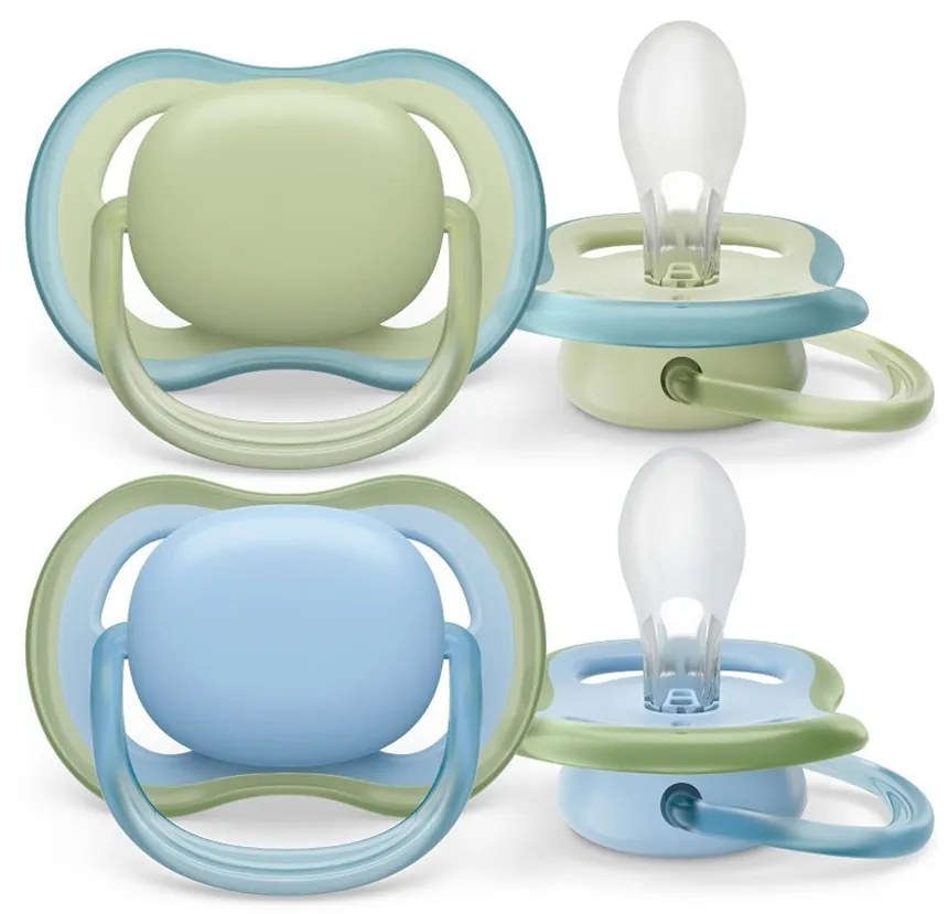 Dojčenský cumlík Ultra air Neutral Avent 0- 6 mesiacov - 2 ks chlapec, vel. 0-6 m