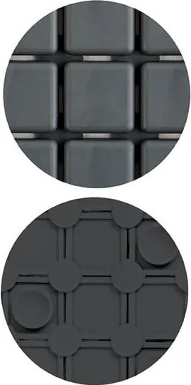 Protišmykové podložky v súprave 5 ks do vane 13x13 cm Quadro – MSV