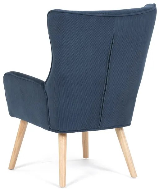Autronic BONTEC Kreslo ušiak, modrá, menčestrová látka, AK-314 BLUE2 Farba: Ružová