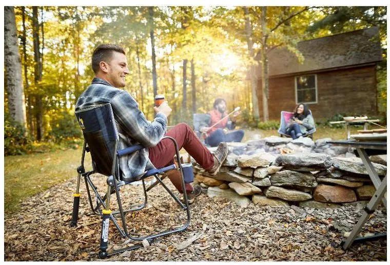 GCI Kempingová stolička s hojdacou funkciou Freestyle Rocker™ (indigová modrá) (100384697)