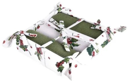 Sada kuchynských utierok TICKLE zelená / biela 703317