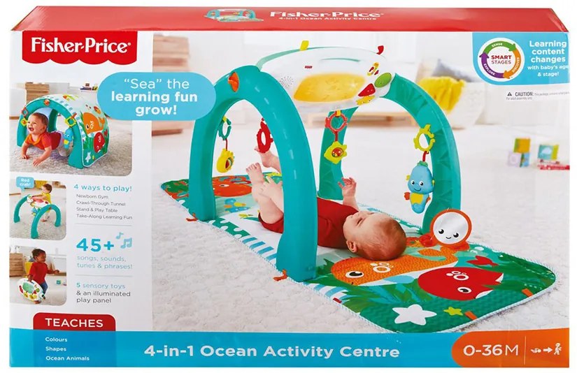 Fisher Price Interaktívna podložka morský svet so zvukovými a svetelnými efektami