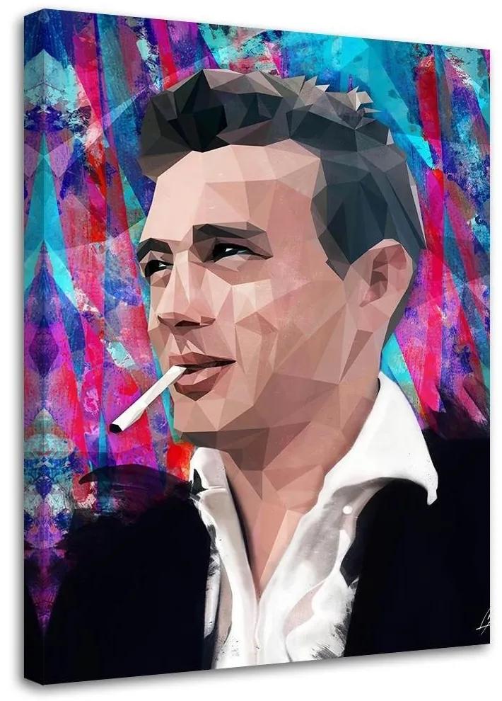 Gario Obraz na plátne Portrét muža s cigaretou v ústach - Cantu Rozmery: 40 x 60 cm