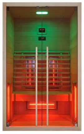 Sanotechnik - RUBY 2 - infrasauna pre 2 osoby, 120 x 100 x 195 cm (Je nám ľúto, ale infrasauna je momentálne vypredaná, dodávateľ očakáva jej)
