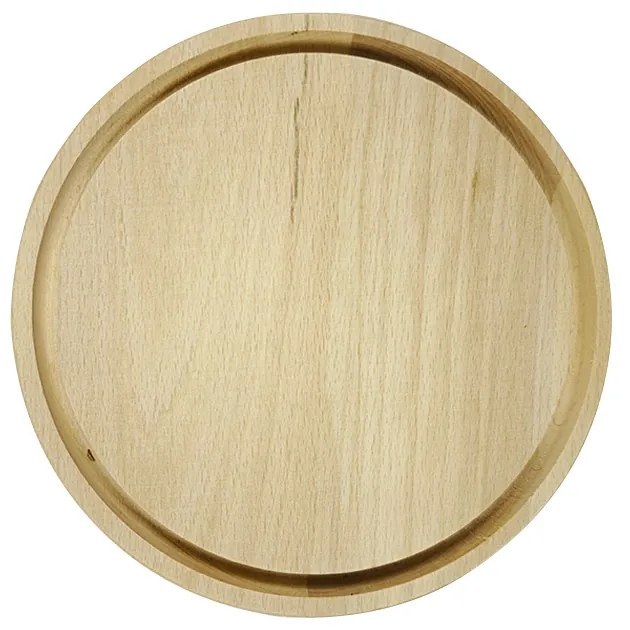 AMADEA Drevená servírovacia doska - podnos, masívne drevo, 20 cm