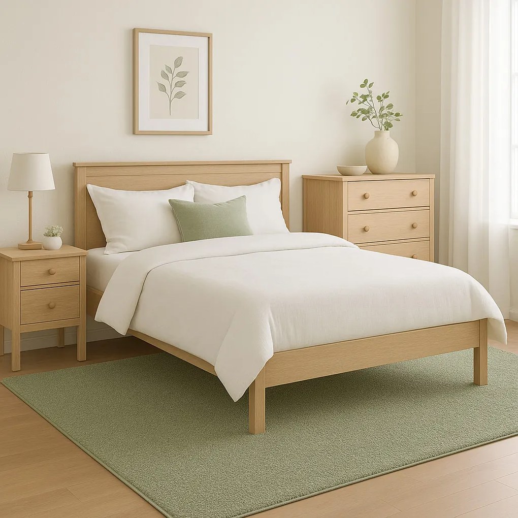 Kusový koberec Velur Ultra olivový, 50x200, zelená, obývacia izba, AladinWorld Expres