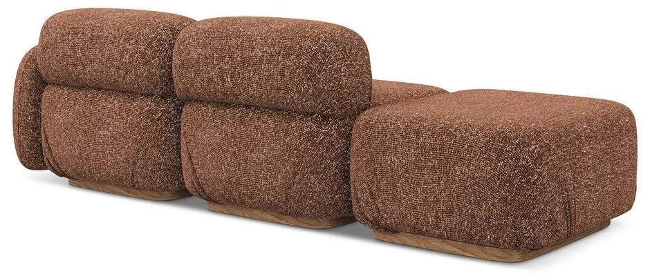 Oranžová/hnedá leňoška (pravý roh) Ailani – Makamii