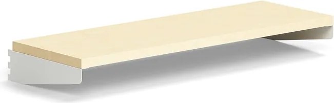 Polica RELY, laminát, 900x300 mm, biela/buk