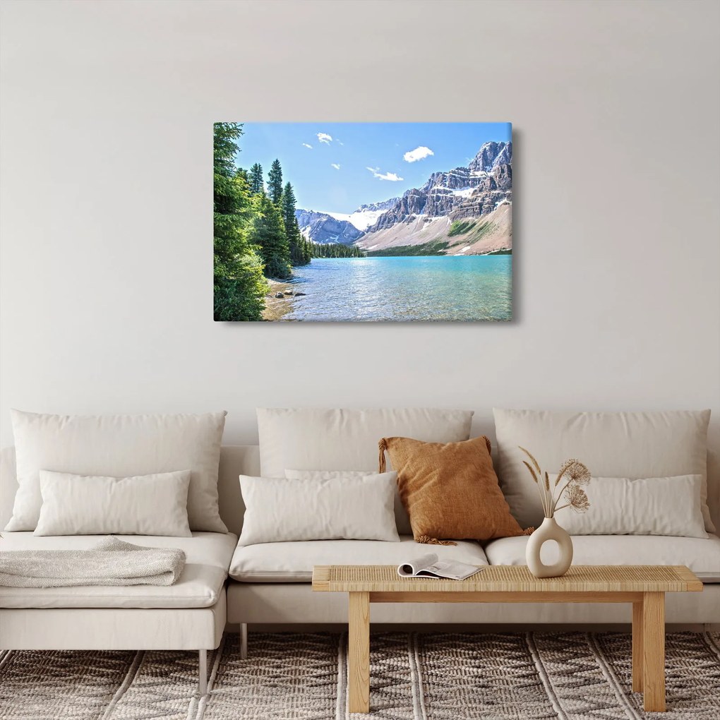 Obraz Alpského jazera (90x60 cm)
