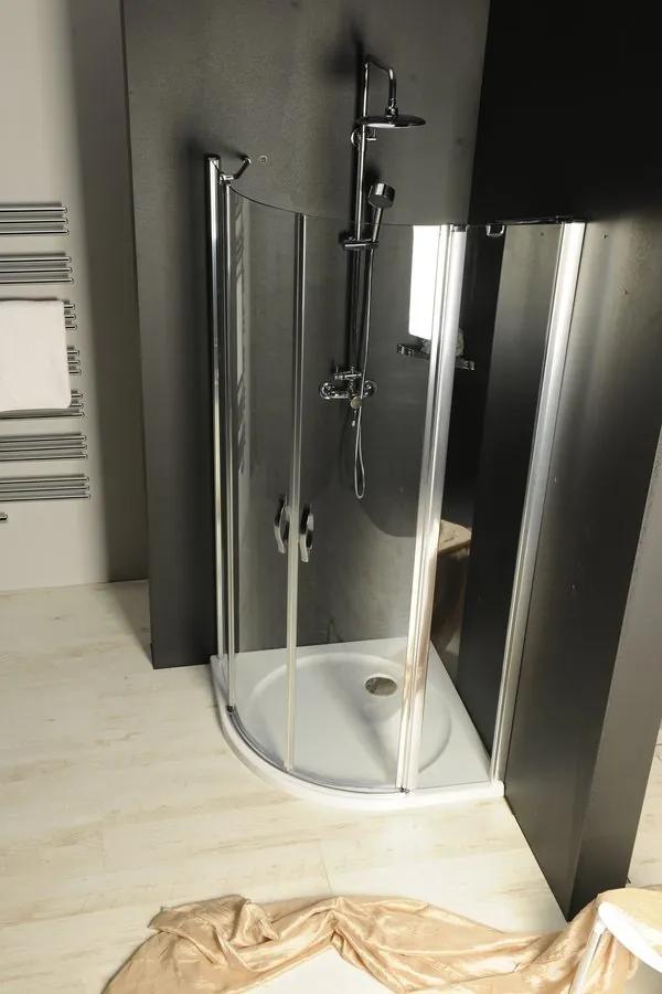 Gelco, ONE sprchové dvere s pevnou časťou1100 mm, číre sklo, GO4811