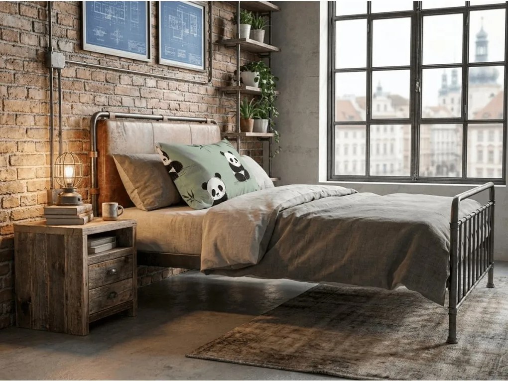 Obliečka na vankúš z mikrovlákna PANDA RELAX 70x90 cm, mentolová