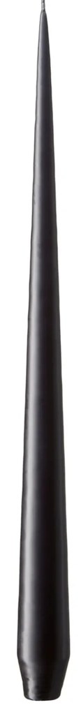 ester & erik Sviečka Taper 32 cm – 75 Raw Black – set 2 ks