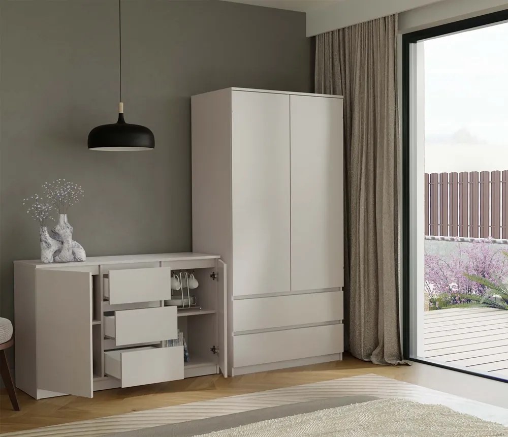 Komoda Malwa 2D3S 120 cm kašmírová
