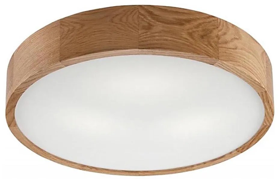 Stropné svietidlo OAK 3xE27/60W/230V dub, pr. 47,5 cm