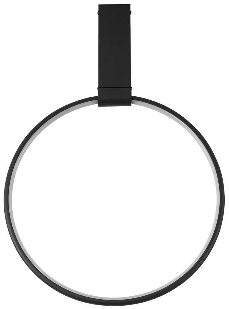 LED luster Garve 40 čierne