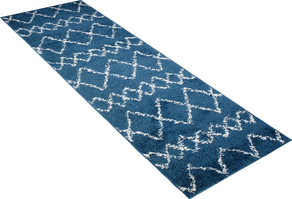 TA Koberec 6131B P.BLUE PACKAGE DELHI SFJ Rozmer: 60x200 cm