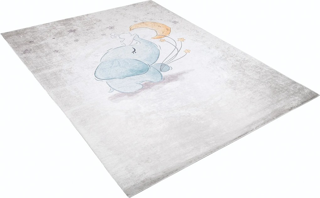 TA Koberec 2755 PRINT EMMA Sivý Obdĺžnikový Rozmer: 80x150 cm
