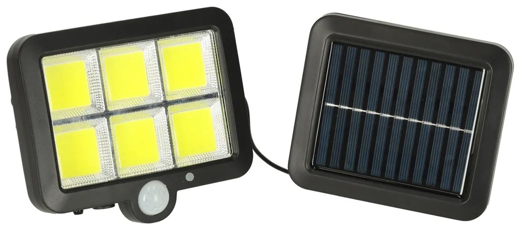 Solárna lampa so senzorom pohybu a súmraku 120 LED