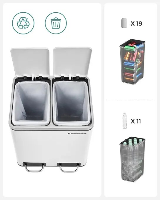 Odpadkový kôš 30l LTB30WT