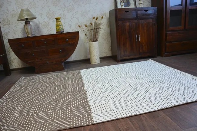 Koberec SIZAL FLAT 48722/608 Dvojfarebný - krém/hnedý