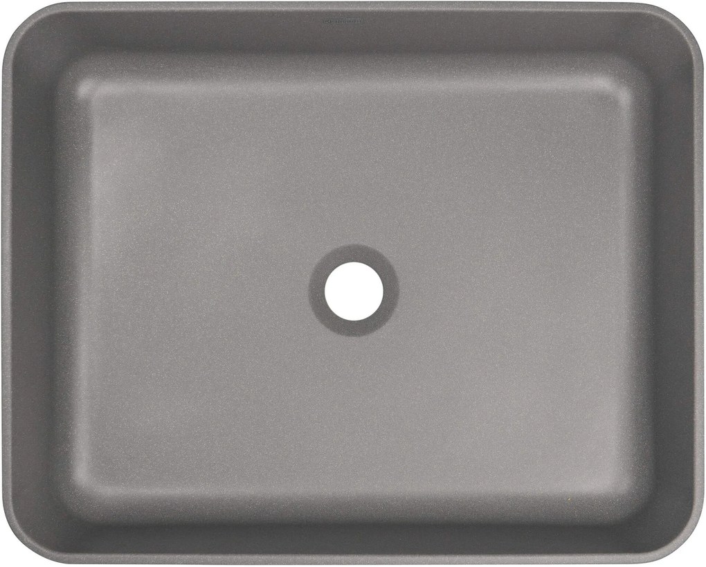 Deante Temisto, granitové umývadlo na dosku 500x400x120mm, antracitová metalíza, DEA-CQT_TU5S