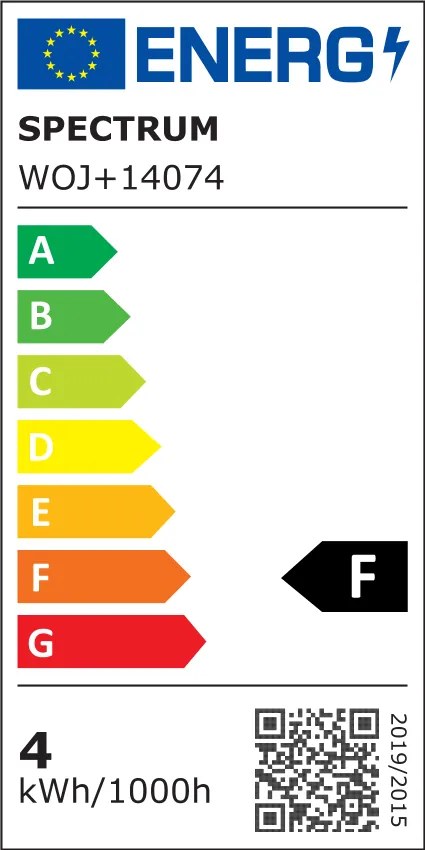 LED žárovka KOULE 4W E27 COG MILKY teplá bílá