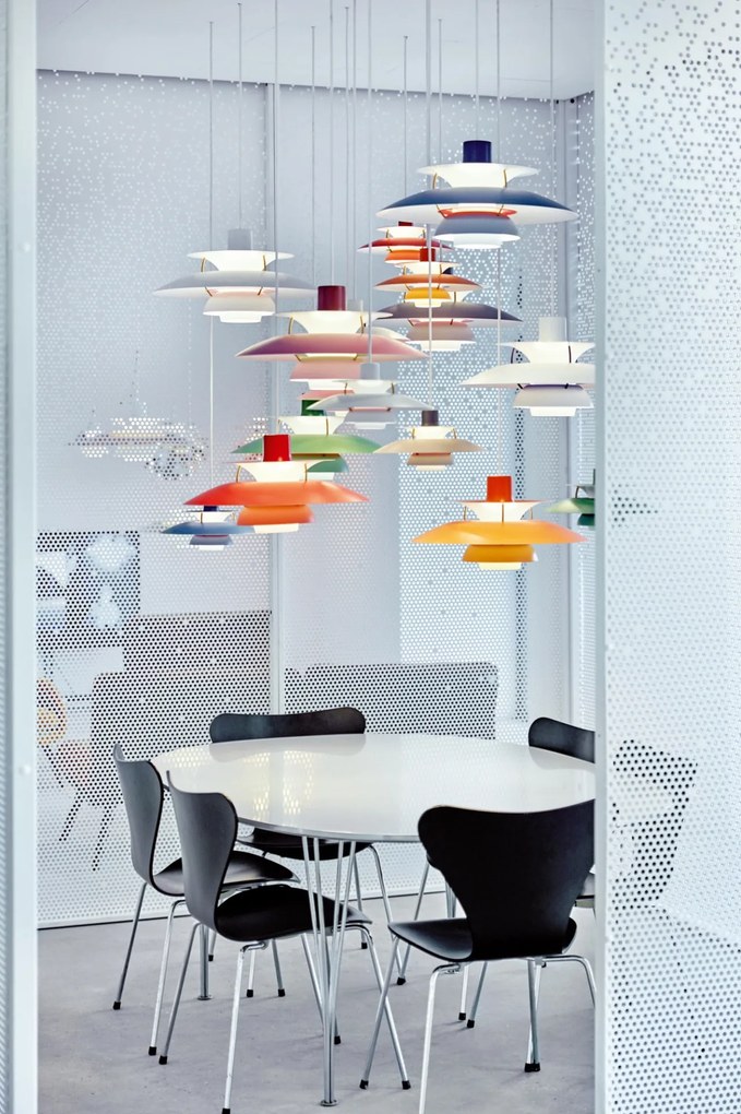 Louis Poulsen Závesná lampa PH 5 Classic White