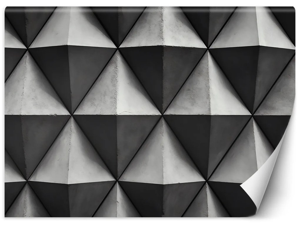 Gario Fototapeta Betónové geometrické trojuholníky Materiál: Vliesová, Rozmery: 250 x 175 cm