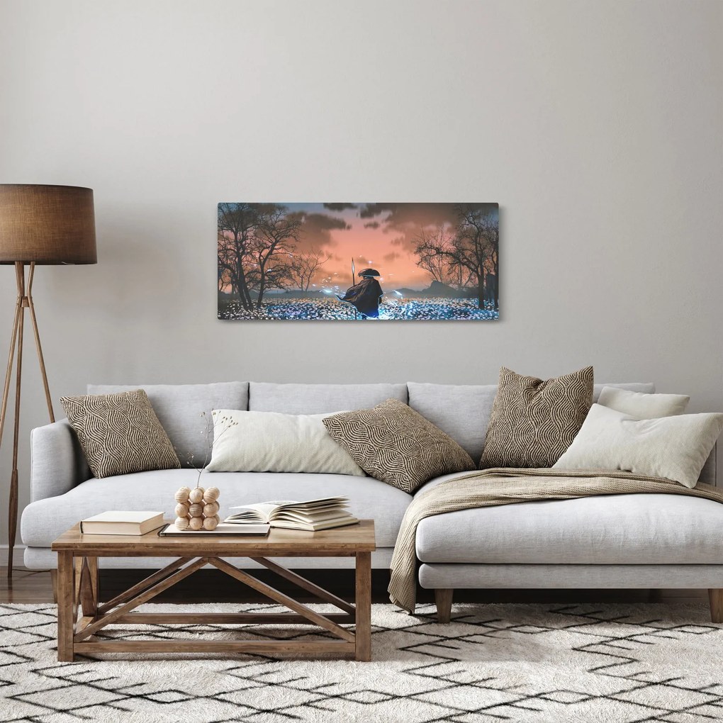 Obraz - Ilustrácia bojovníka (120x50 cm)