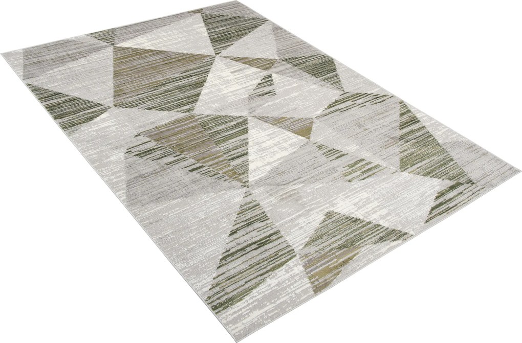 TA Koberec E455A SVETLO SIVÁ/TMAVOZELENÁ ASTHANE Rozmer: 200x300 cm