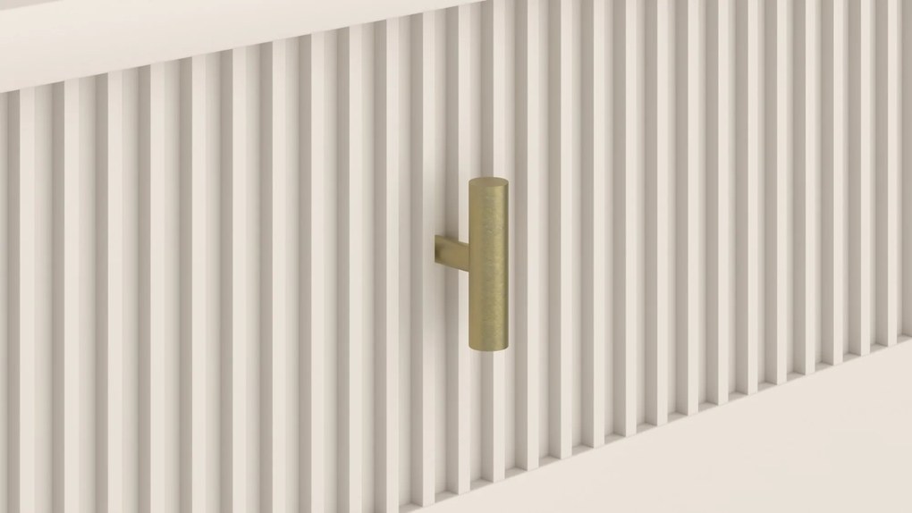 TV stolík Maggiore 154,5 cm kašmírový/zlatý