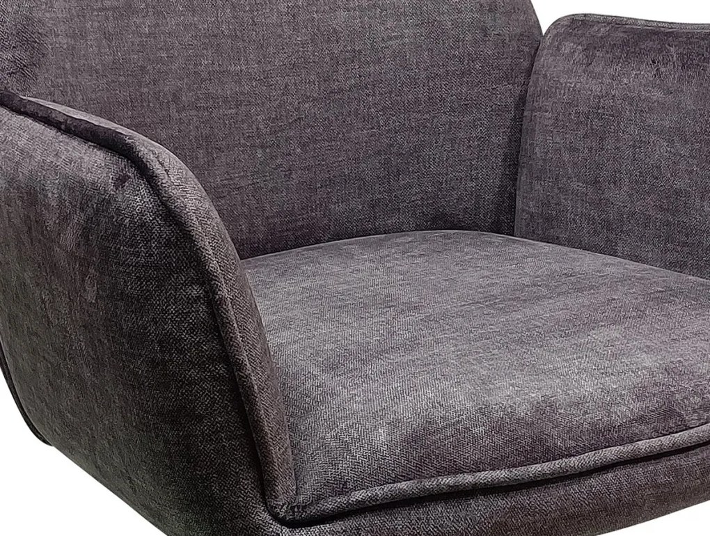 Jedálenská stolička Miracle, tmavo šedá látka