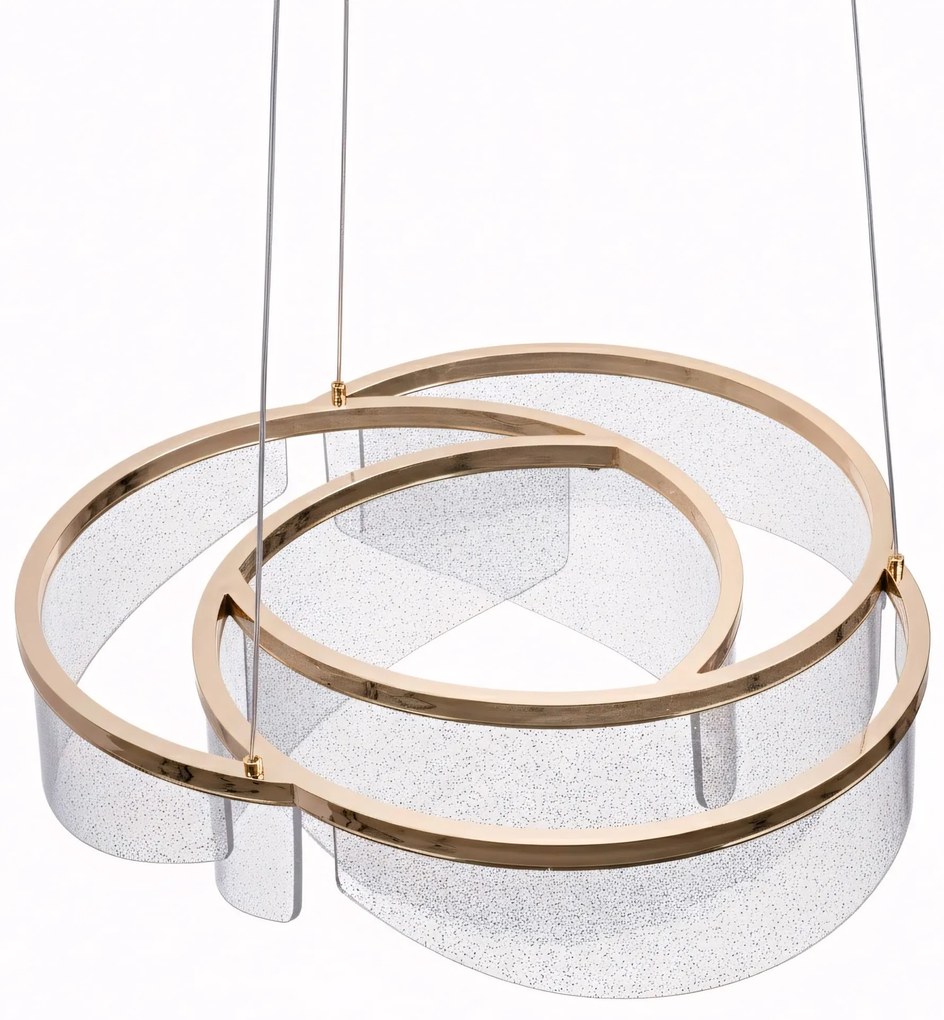 Toolight Toolight, stropné svietidlo 50cm, 57W, 4000K, 4000lm, LED G138-CP, zlatá, OSW-02622