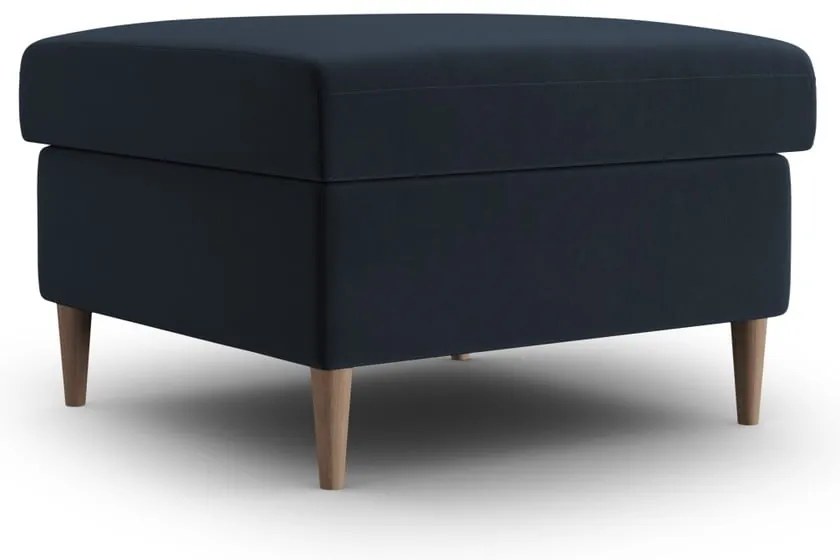 Tmavomodrá zamatová podnožka Kyoto – Cosmopolitan Design