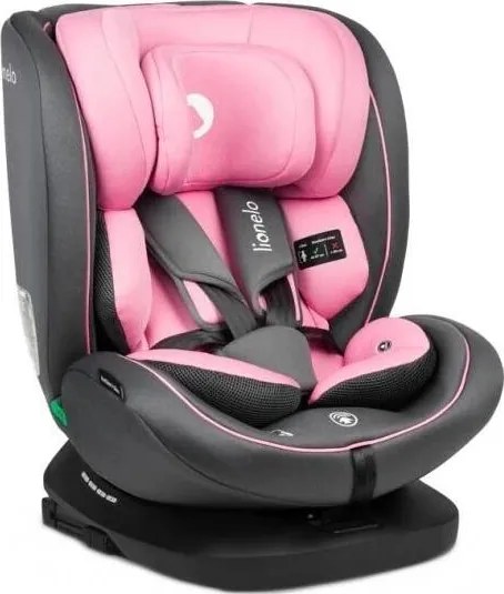 Lionelo - Autosedačka BASTIAAN i-Size 40-150 cm sivá/ružová