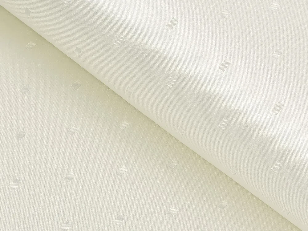 Biante Teflónový obdĺžnikový obrus TF-017 Obdĺžničky - lesklý smotanový 120x140 cm