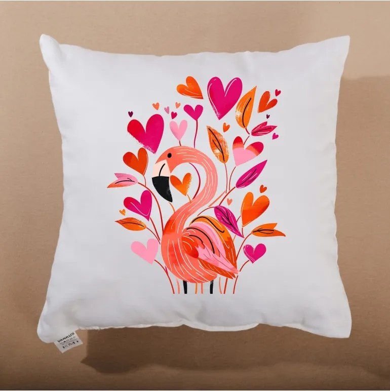 Dekoratívny vankúš Flamingo 40x40 cm EMI