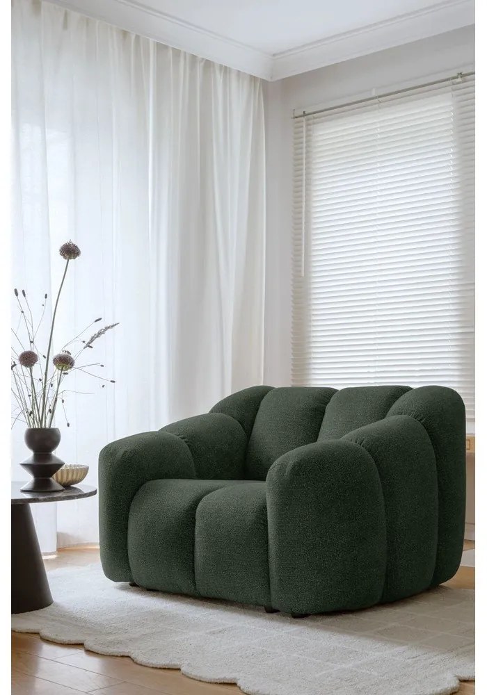 Tmavozelené kreslo Shell – Miuform