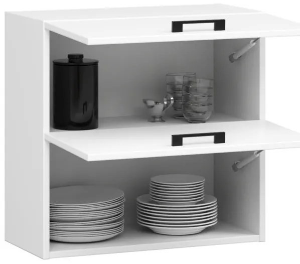 Horná kuchynská skrinka OLIWIA W60 G2 H580 biela