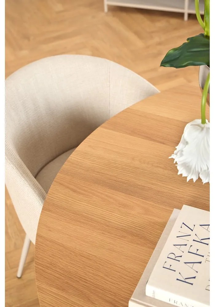 Okrúhly jedálenský stôl s doskou v dubovom dekore ø 120 cm Soli – Actona