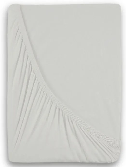 Jersey napínacie prestieradlo s lycrou - biele 165 g / m2