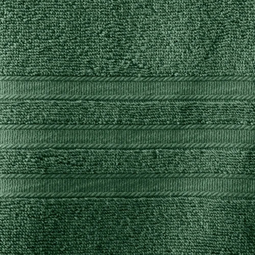 Tmavozelené froté bavlnené uteráky a osušky v súprave 6 ks Zero Twist – Catherine Lansfield