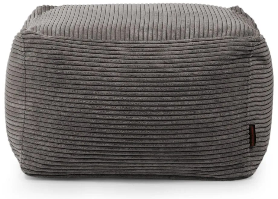 Hnedý menčestrový sedací vak Softbox MooG – SLOWDOWN