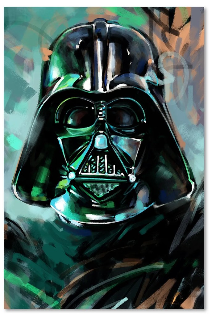 Gario Obraz na plátne Star Wars, portrét Darth Vader - Dmitry Belov Rozmery: 40 x 60 cm