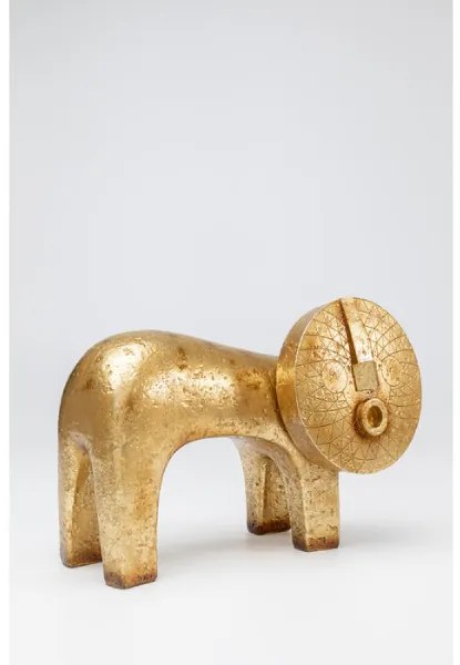 Abstract Lion dekorácia zlatá 30cm