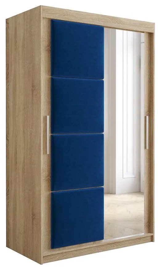 Skriňa Tapi 120 Dub Sonoma/Modrá
