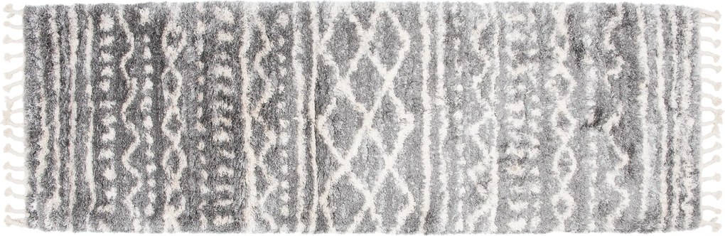 TA Koberec FN28A TMAVOSIVÁ AZTÉCKA EJF Rozmer: 80x200 cm