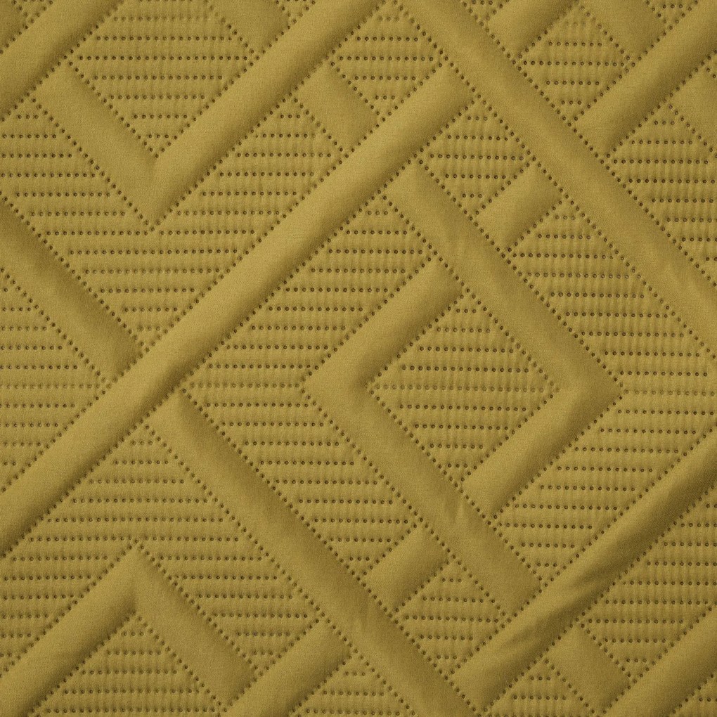 Prehoz na posteľ D91 ALARA 2 200X220 cm, horčicová